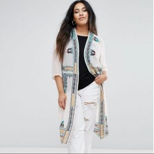 River Island Plus Embellished Kimono